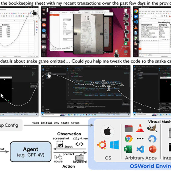 OSWorld: Benchmarking Multimodal Agents for Open-Ended Tasks in Real Computer Environments